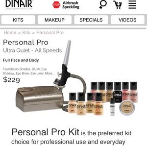 Dinair airbrush makeup kit